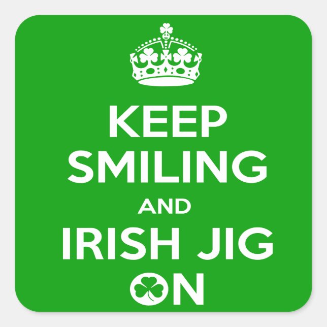 Sticker pour Danser Irlandais Calme (Devant)