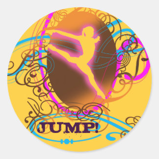 Sticker pour danseur de gymnaste
