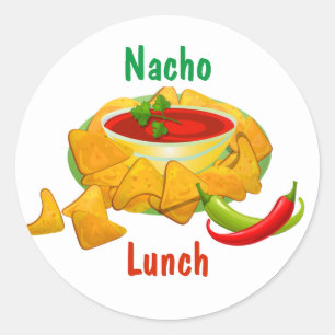 Sticker pour déjeuner Nacho Pun de cuisine mexicai