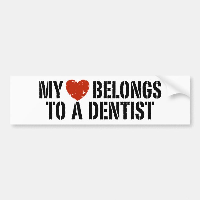 Sticker pour dentiste (Devant)