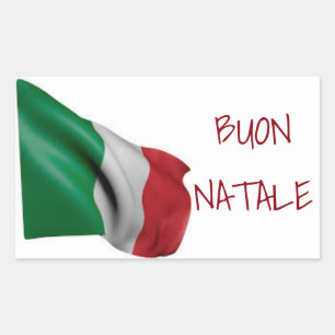 STICKER POUR DIRE **MERCI NOËL** "STYLE ITALIEN"