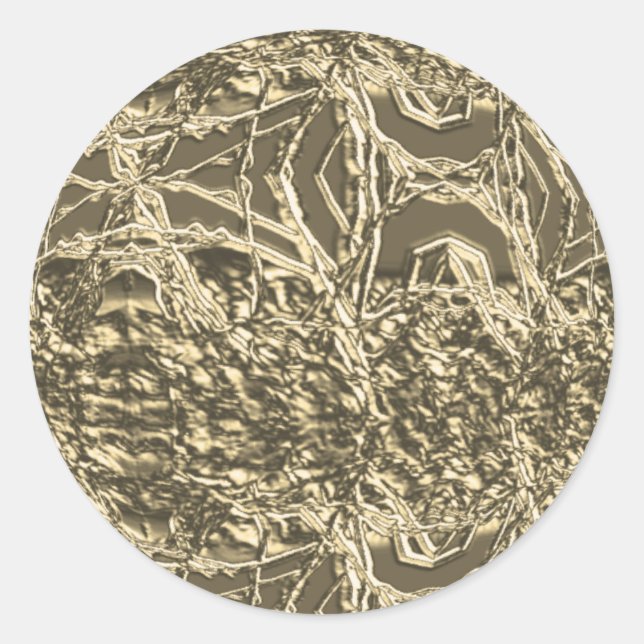 Sticker pour disjoncteur à chaîne or (Devant)