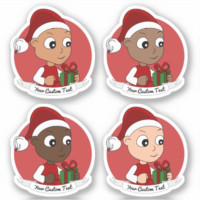 Sticker pour divers dessins animés de Noël (Devant)