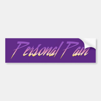 Sticker pour douleur personnel