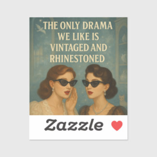 Sticker pour drame en pierre violet