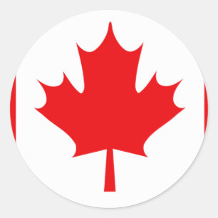 Sticker pour drapeau canadien