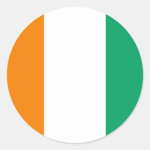Sticker pour drapeau de la Côte d'Ivoire