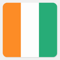 Sticker pour drapeau de la Côte d'Ivoire