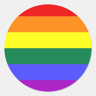 Sticker pour drapeau de la fierté arc-en-ciel