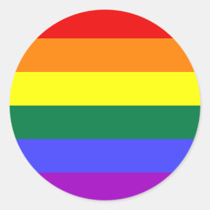 Sticker pour drapeau de la fierté arc-en-ciel