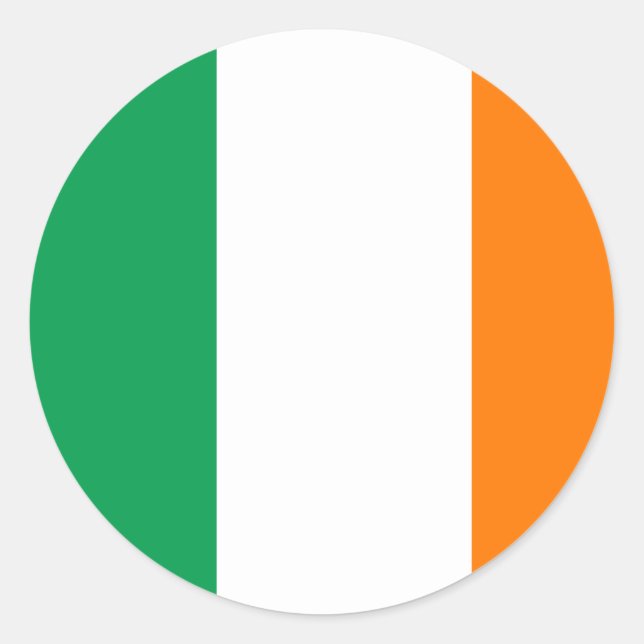 Sticker pour drapeau d'Irlande (Devant)