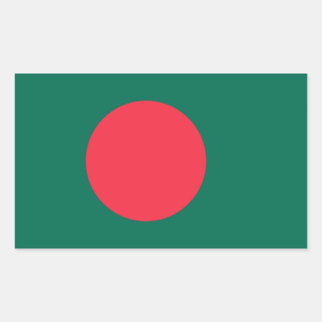 Sticker pour drapeau du Bangladesh (Devant)