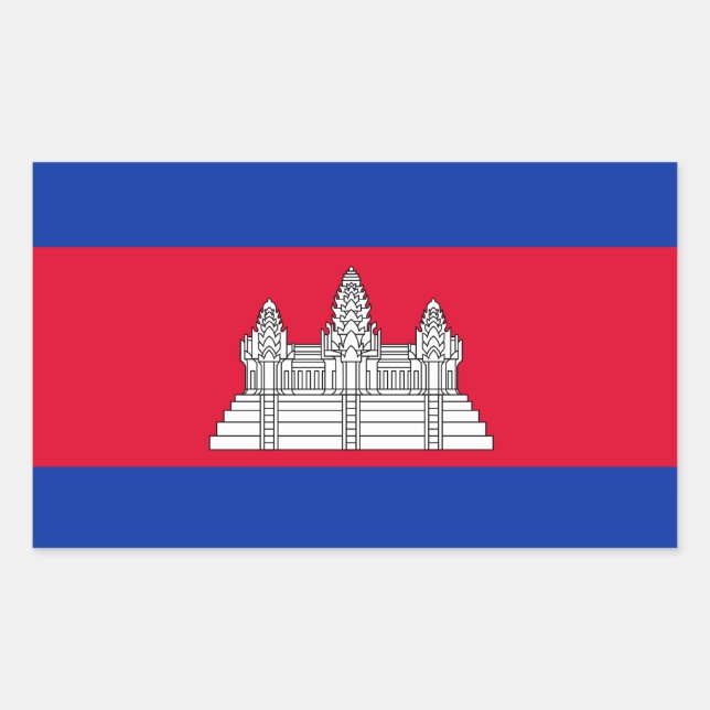 Sticker pour drapeau du Cambodge* (Devant)