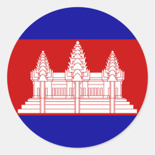 Sticker pour drapeau du Cambodge