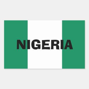 Sticker pour drapeau du Nigeria*