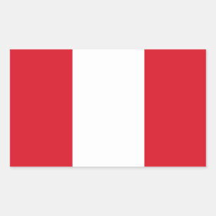 Sticker pour drapeau du Pérou
