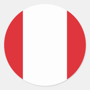Sticker pour drapeau du Pérou