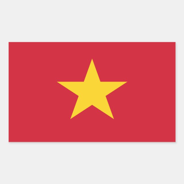Sticker pour drapeau du Vietnam (Devant)