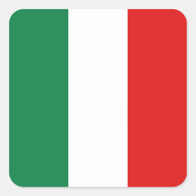 Sticker pour drapeau italien (Devant)