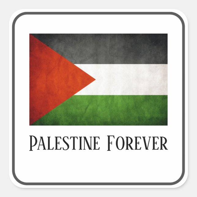 Sticker pour drapeau palestinien (Devant)