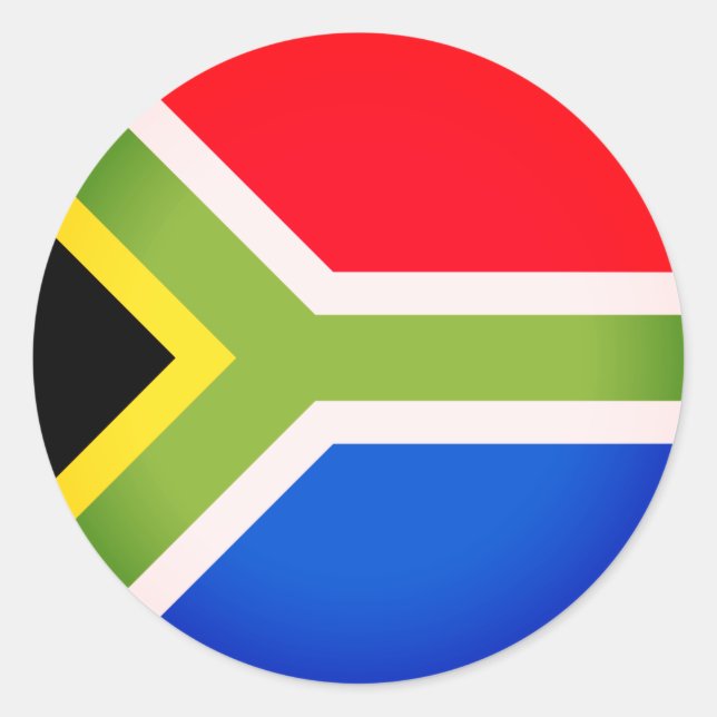 Sticker pour drapeau sud-africain (Devant)