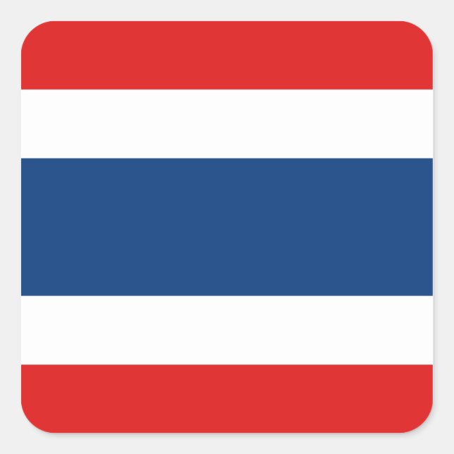 Sticker pour drapeau thaïlandais (Devant)