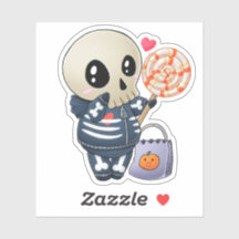 Sticker pour enfant squelette