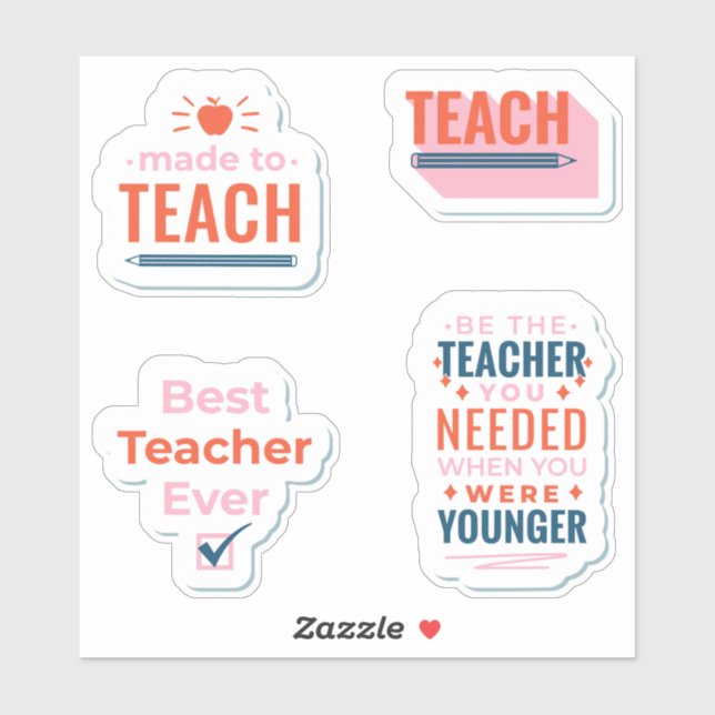 Sticker pour enseignant Pack 1 (Feuille)