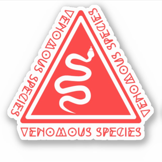 Sticker POUR ESPÈCES VÉNOMBRES (Devant)