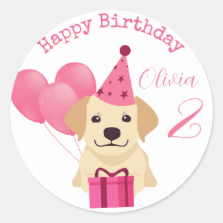 Sticker pour étiquette d'anniversaire joyeux pour 