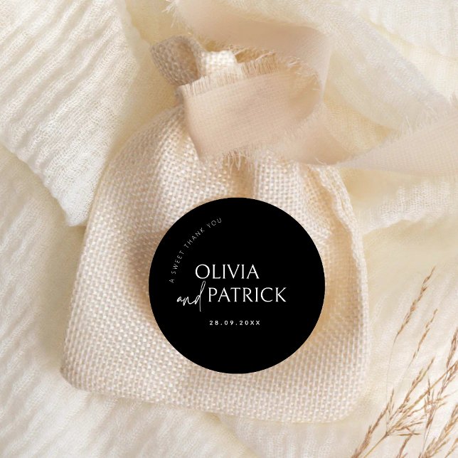 Sticker pour étiquette d'un Merci doux (Créateur téléchargé)