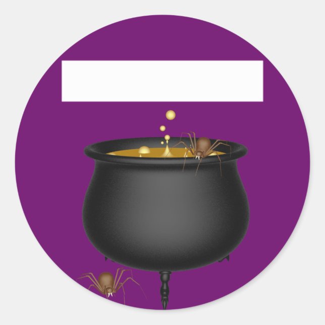 Sticker pour étiquette KRW Halloween (Devant)