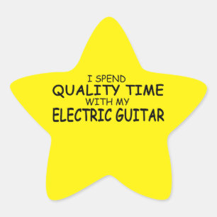 Sticker pour étoile guitare électrique