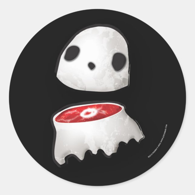 Sticker pour fantôme de viande (Devant)