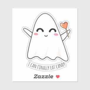 Sticker pour Fille Fantôme Mignonne et drôle Kawai