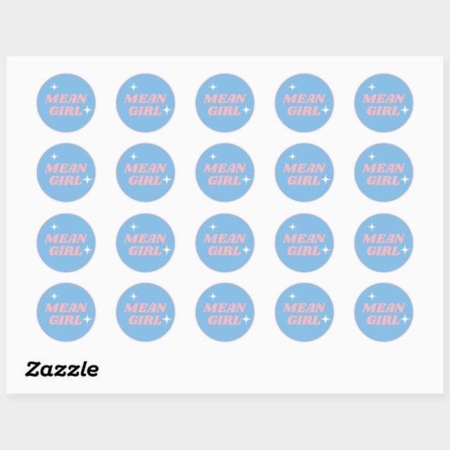 Sticker pour fille moyenne (Feuille)