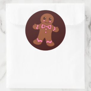 Sticker pour garçon en pain d'épice