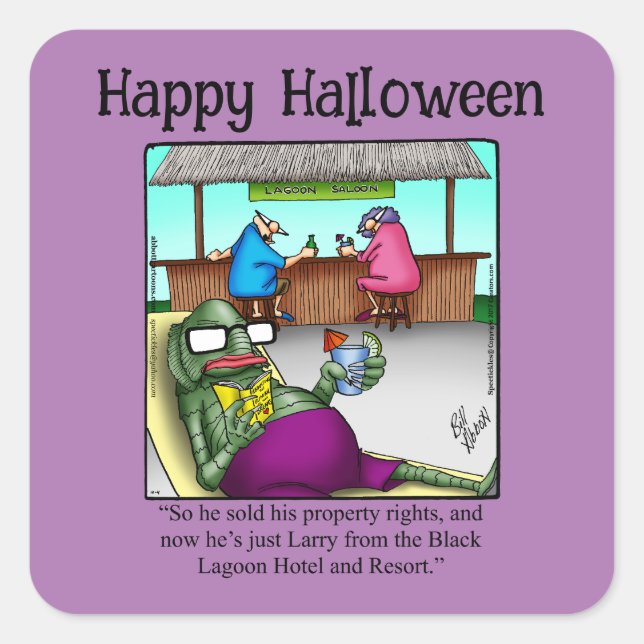 Sticker pour Humour Halloween drôle (Devant)