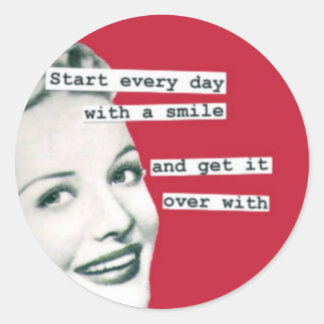 Sticker pour Humour rétro femme au foyer