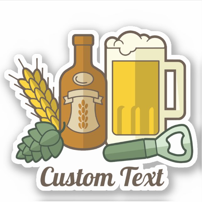 Sticker pour icônes de bière (Devant)