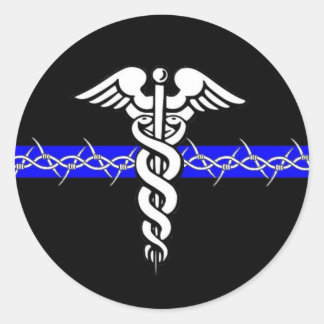 Sticker pour infirmière correctionnelle ronde