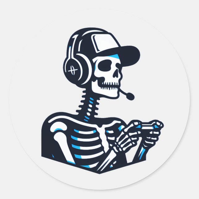 Sticker pour joueur de squelette - Decal de jeu de (Devant)