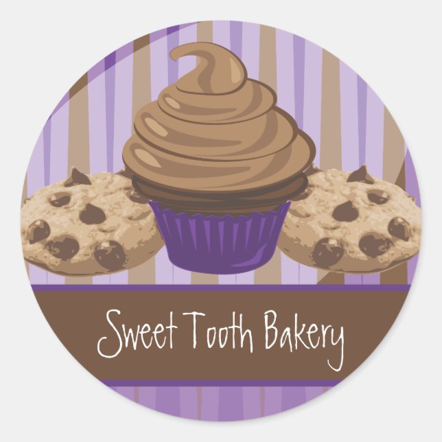 Sticker pour la boulangerie à dents sucrées (Devant)
