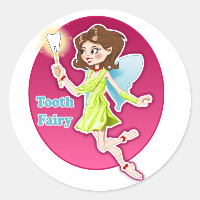 Sticker pour la conservation des dents de fée (Devant)