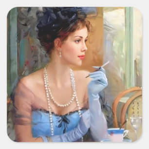 Sticker pour la dame douce