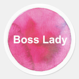 Sticker pour la dame du patron - Sticker féministe