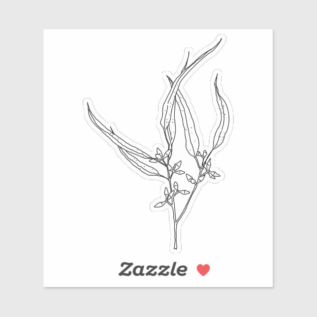 Sticker pour la feuille de gomme (Feuille)