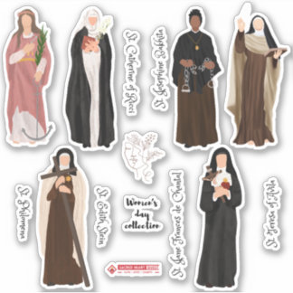 Sticker pour la Journée des femmes Set Édition cat