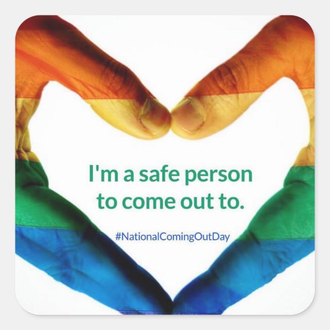 Sticker pour la personne en sécurité (Devant)