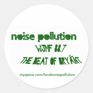 Sticker pour la pollution sonore